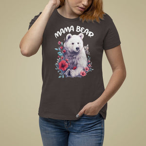Mother's Day Mama Bear Best Mom T Shirt For Women TS09 Dark Chocolate Printyourwear