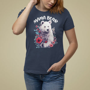 Mother's Day Mama Bear Best Mom T Shirt For Women TS09 Navy Printyourwear