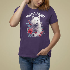 Mother's Day Mama Bear Best Mom T Shirt For Women TS09 Purple Printyourwear