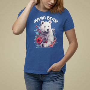 Mother's Day Mama Bear Best Mom T Shirt For Women TS09 Royal Blue Printyourwear