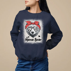 Mother's Day Sweatshirt Don't Mess With Mama Bear Sunglasses TS09 Navy Printyourwear