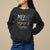 Mother's Day Sweatshirt Manager of Mischief Funny Mom Wizard Magic TS09 Black Printyourwear