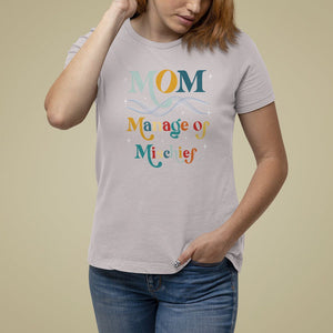 Mother's Day T Shirt For Women Manager of Mischief Funny Mom Wizard Magic TS09 Ice Gray Printyourwear