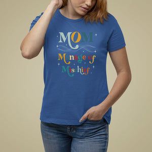 Mother's Day T Shirt For Women Manager of Mischief Funny Mom Wizard Magic TS09 Royal Blue Printyourwear