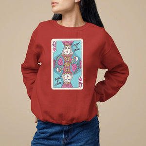 Mother's Day Sweatshirt Queen Of Mums Best Mom Ever TS09 Red Printyourwear