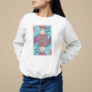 Mother's Day Sweatshirt Queen Of Mums Best Mom Ever TS09 White Printyourwear
