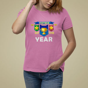 Mother's Day T Shirt For Women Mother Of The Year Award Medal TS09 Azalea Printyourwear