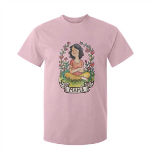 Mother's Day Mama Picture T Shirt For Kid TS09 Light Pink Print Your Wear