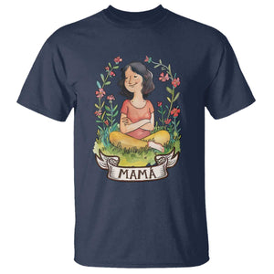 Mother's Day Mama Picture T Shirt TS09 Navy Print Your Wear