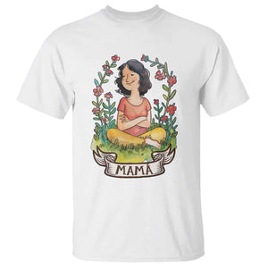 Mother's Day Mama Picture T Shirt TS09 White Print Your Wear