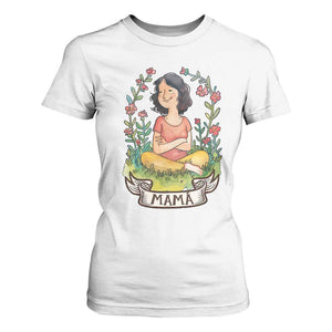 Mother's Day Mama Picture T Shirt For Women TS09 White Print Your Wear
