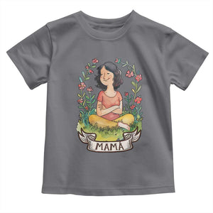 Mother's Day Mama Picture Toddler T Shirt TS09 Charcoal Print Your Wear