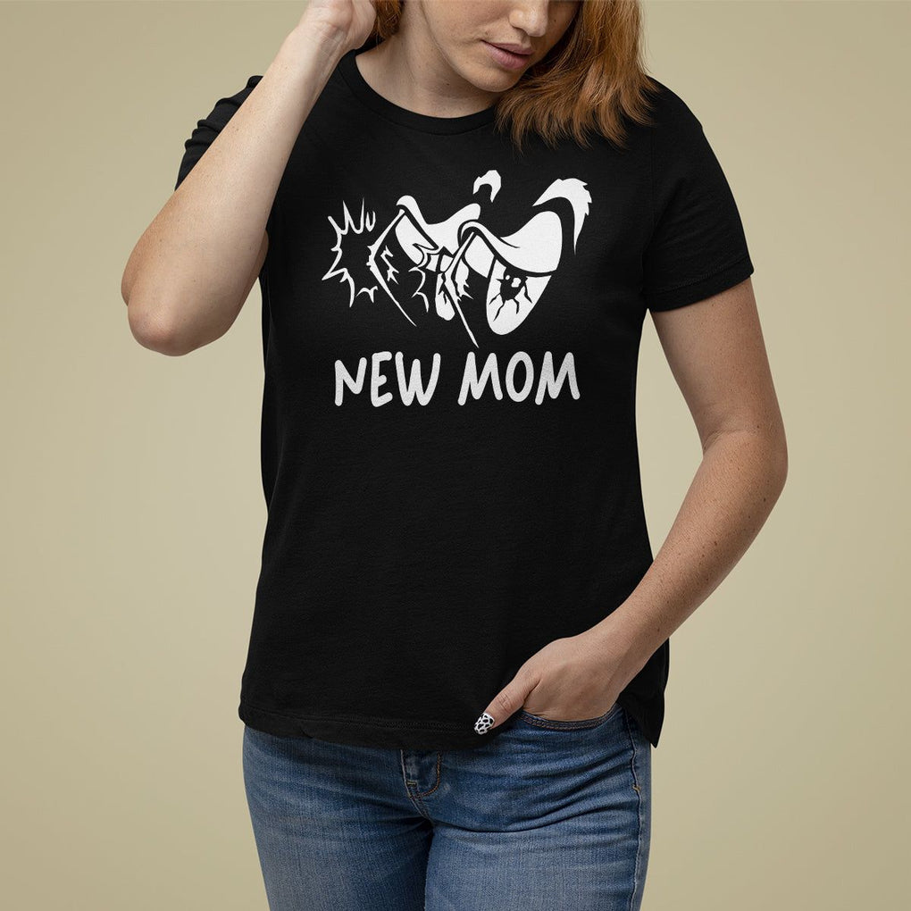 Mother's Day T Shirt For Women New Mom Funny Eyes Need More Sleep TS09 Black Printyourwear