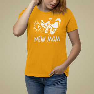 Mother's Day T Shirt For Women New Mom Funny Eyes Need More Sleep TS09 Gold Printyourwear