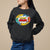 Mother's Day Super Mom Comic Sweatshirt TS09 Black Printyourwear