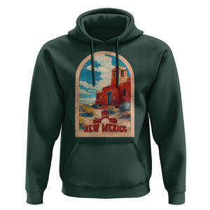 USA Outdoor Vintage New Mexico Hoodie TS09 Dark Forest Green Print Your Wear