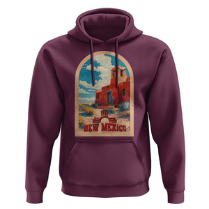 USA Outdoor Vintage New Mexico Hoodie TS09 Maroon Print Your Wear