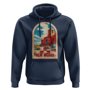 USA Outdoor Vintage New Mexico Hoodie TS09 Navy Print Your Wear