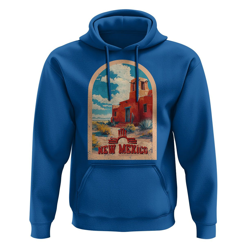 USA Outdoor Vintage New Mexico Hoodie TS09 Royal Blue Print Your Wear