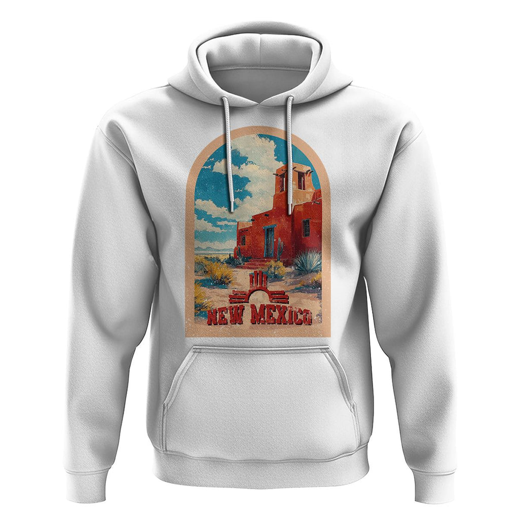 USA Outdoor Vintage New Mexico Hoodie TS09 White Print Your Wear