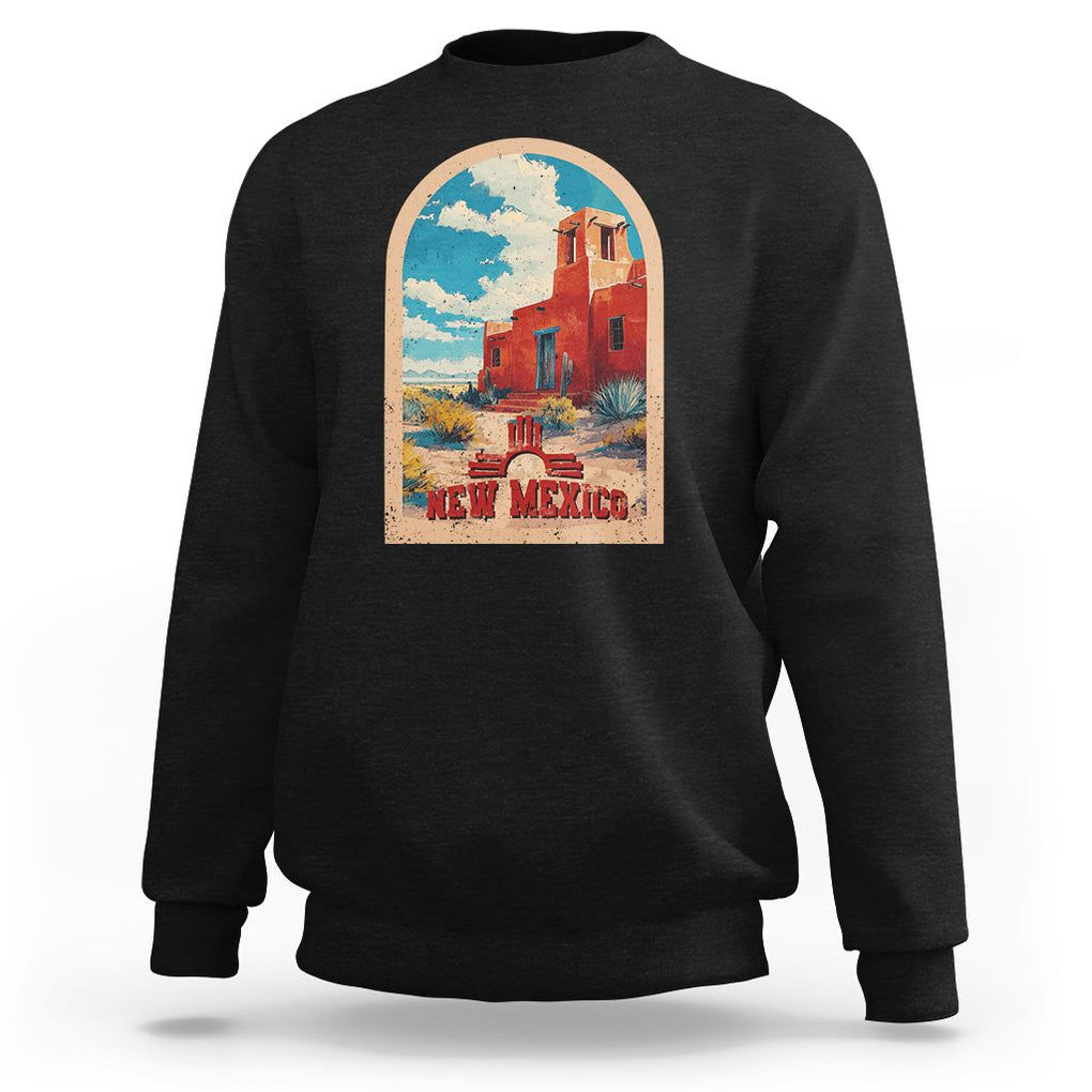 USA Outdoor Vintage New Mexico Sweatshirt TS09 Black Print Your Wear