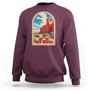 USA Outdoor Vintage New Mexico Sweatshirt TS09 Maroon Print Your Wear