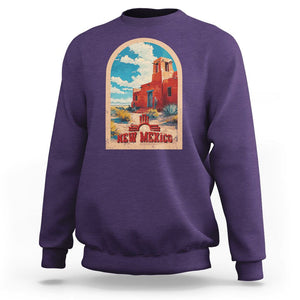 USA Outdoor Vintage New Mexico Sweatshirt TS09 Purple Print Your Wear