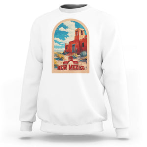 USA Outdoor Vintage New Mexico Sweatshirt TS09 White Print Your Wear