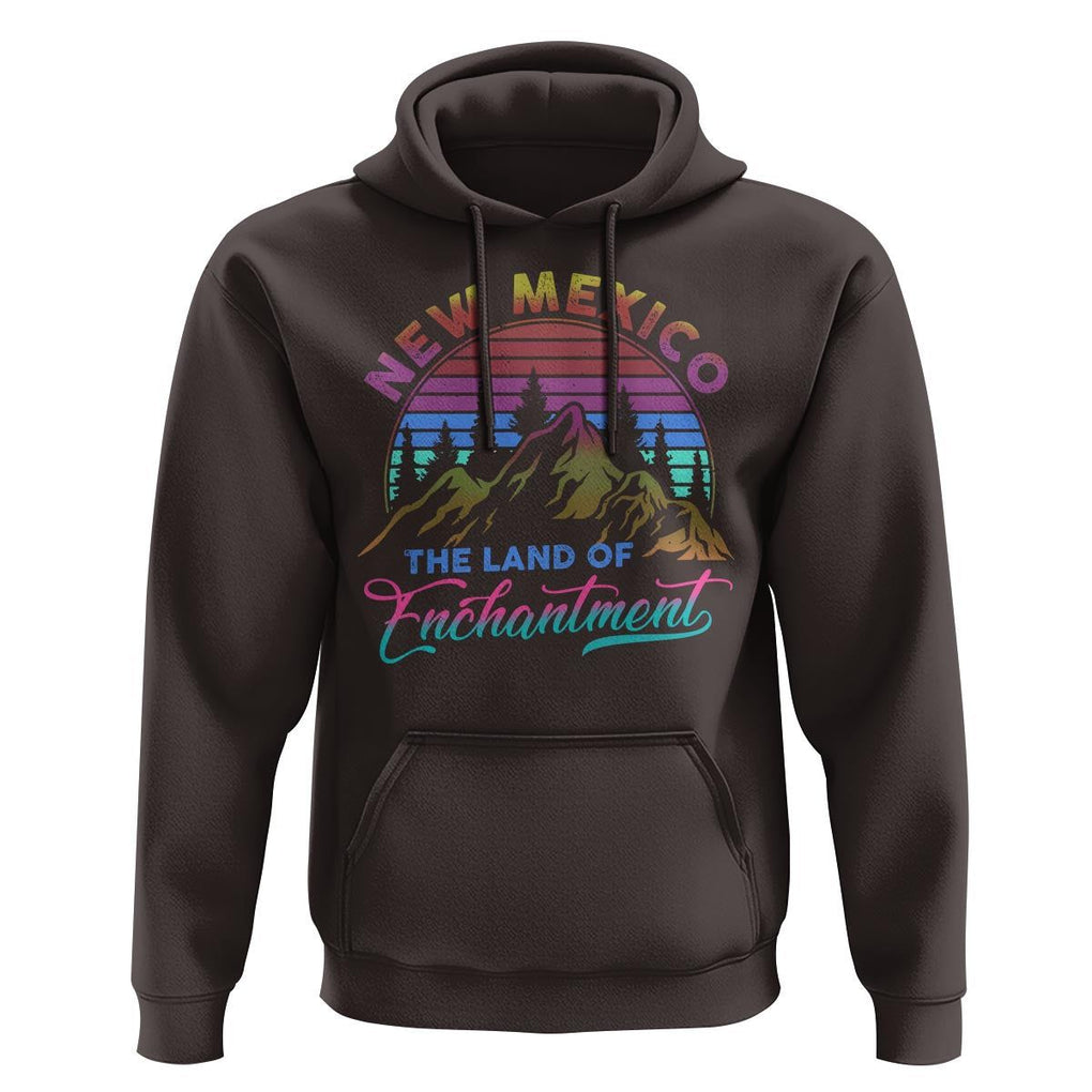 New Mexico Hoodie The Land Of Enchantment USA Outdoor TS09 Dark Chocolate Print Your Wear