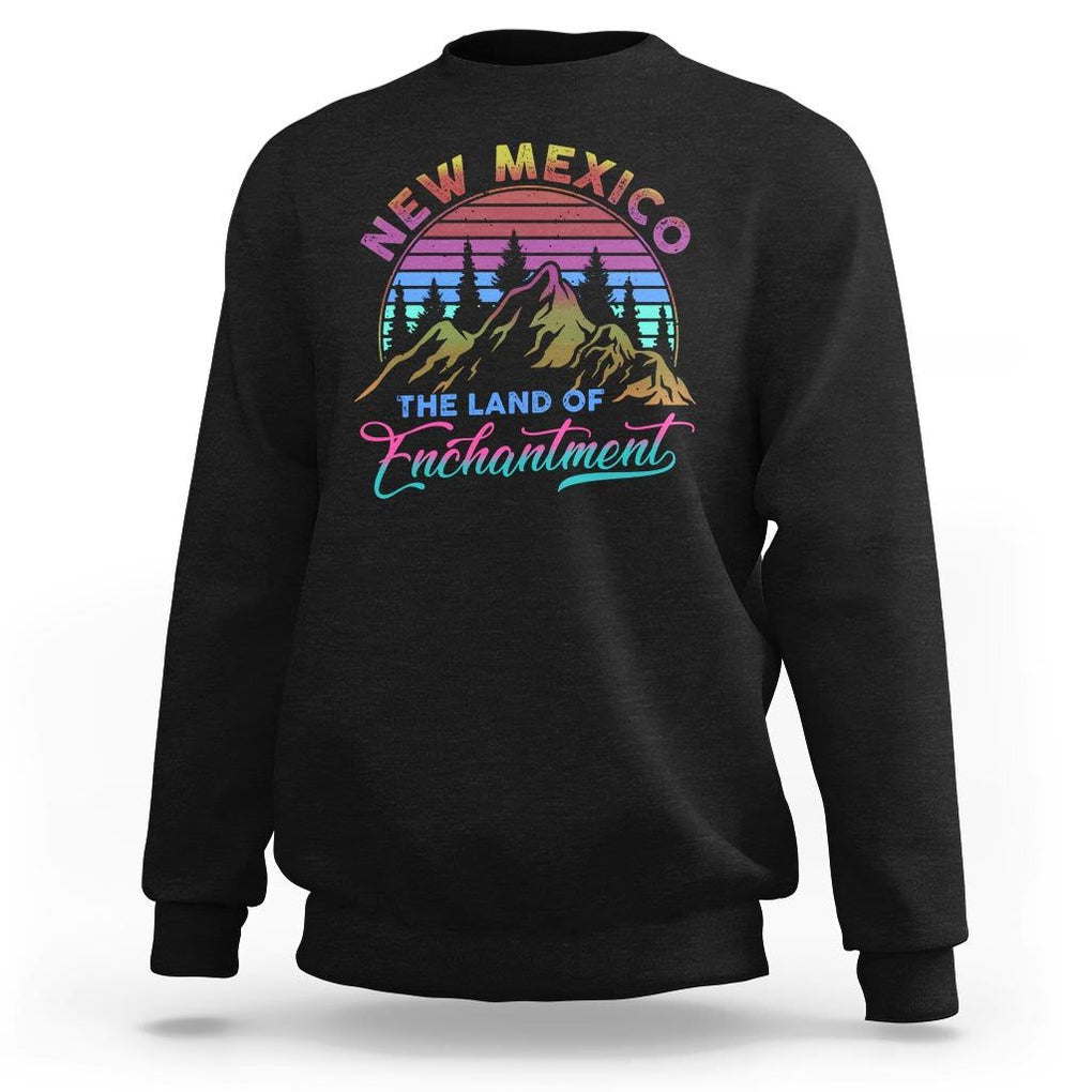New Mexico Sweatshirt The Land Of Enchantment USA Outdoor TS09 Black Print Your Wear