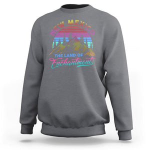 New Mexico Sweatshirt The Land Of Enchantment USA Outdoor TS09 Charcoal Print Your Wear