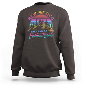 New Mexico Sweatshirt The Land Of Enchantment USA Outdoor TS09 Dark Chocolate Print Your Wear