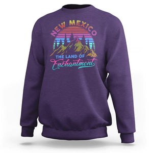 New Mexico Sweatshirt The Land Of Enchantment USA Outdoor TS09 Purple Print Your Wear