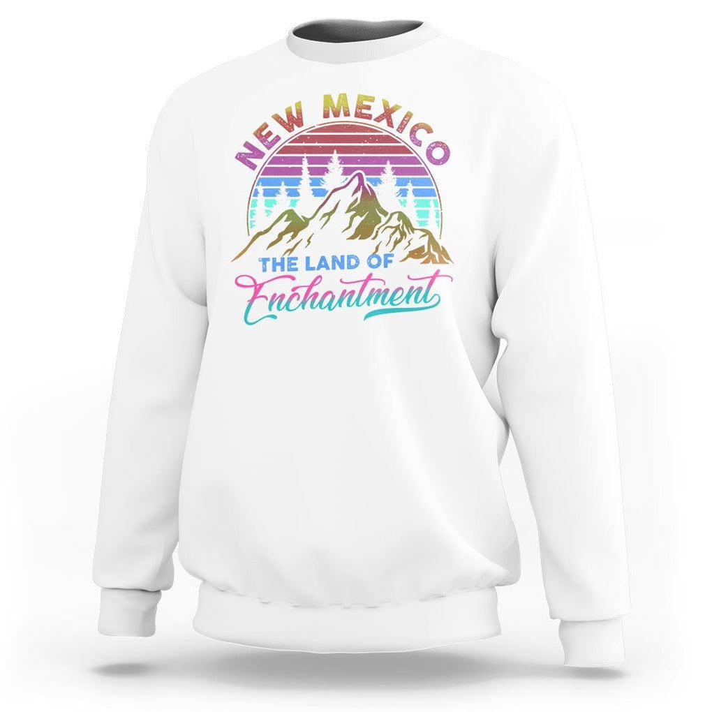 New Mexico Sweatshirt The Land Of Enchantment USA Outdoor TS09 White Print Your Wear