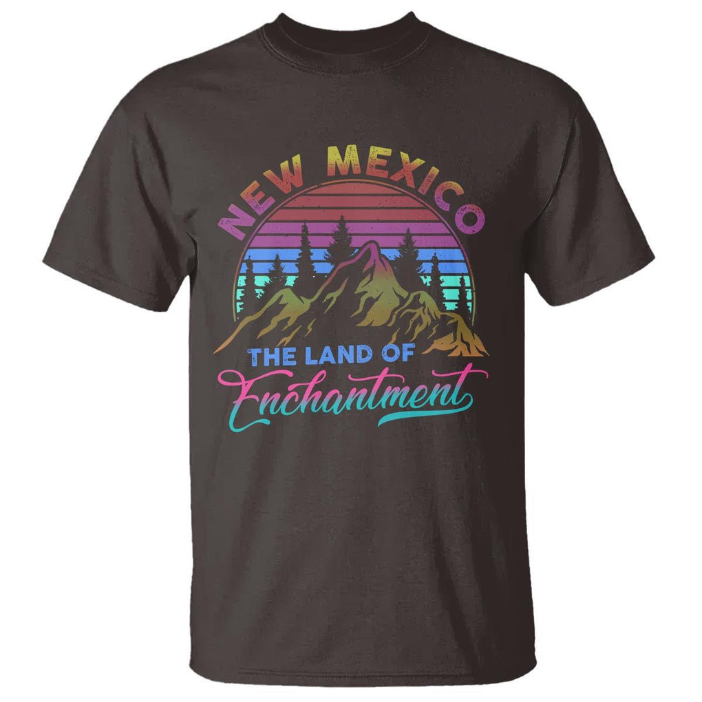 New Mexico T Shirt The Land Of Enchantment USA Outdoor TS09 Dark Chocolate Print Your Wear
