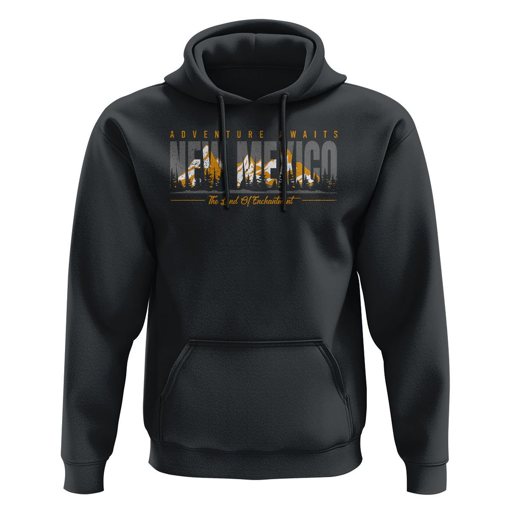 New Mexico Hoodie Adventure Awaits The Land Of Enchantment USA Outdoor TS09 Black Print Your Wear