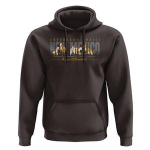 New Mexico Hoodie Adventure Awaits The Land Of Enchantment USA Outdoor TS09 Dark Chocolate Print Your Wear