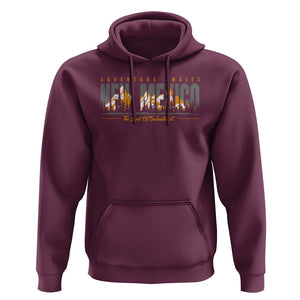 New Mexico Hoodie Adventure Awaits The Land Of Enchantment USA Outdoor TS09 Maroon Print Your Wear