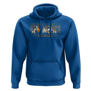 New Mexico Hoodie Adventure Awaits The Land Of Enchantment USA Outdoor TS09 Royal Blue Print Your Wear