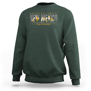 New Mexico Sweatshirt Adventure Awaits The Land Of Enchantment USA Outdoor TS09 Dark Forest Green Print Your Wear