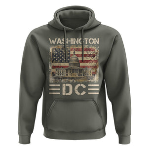 Washington DC Lover U.S. Capitol Building Hoodie TS09 Military Green Print Your Wear