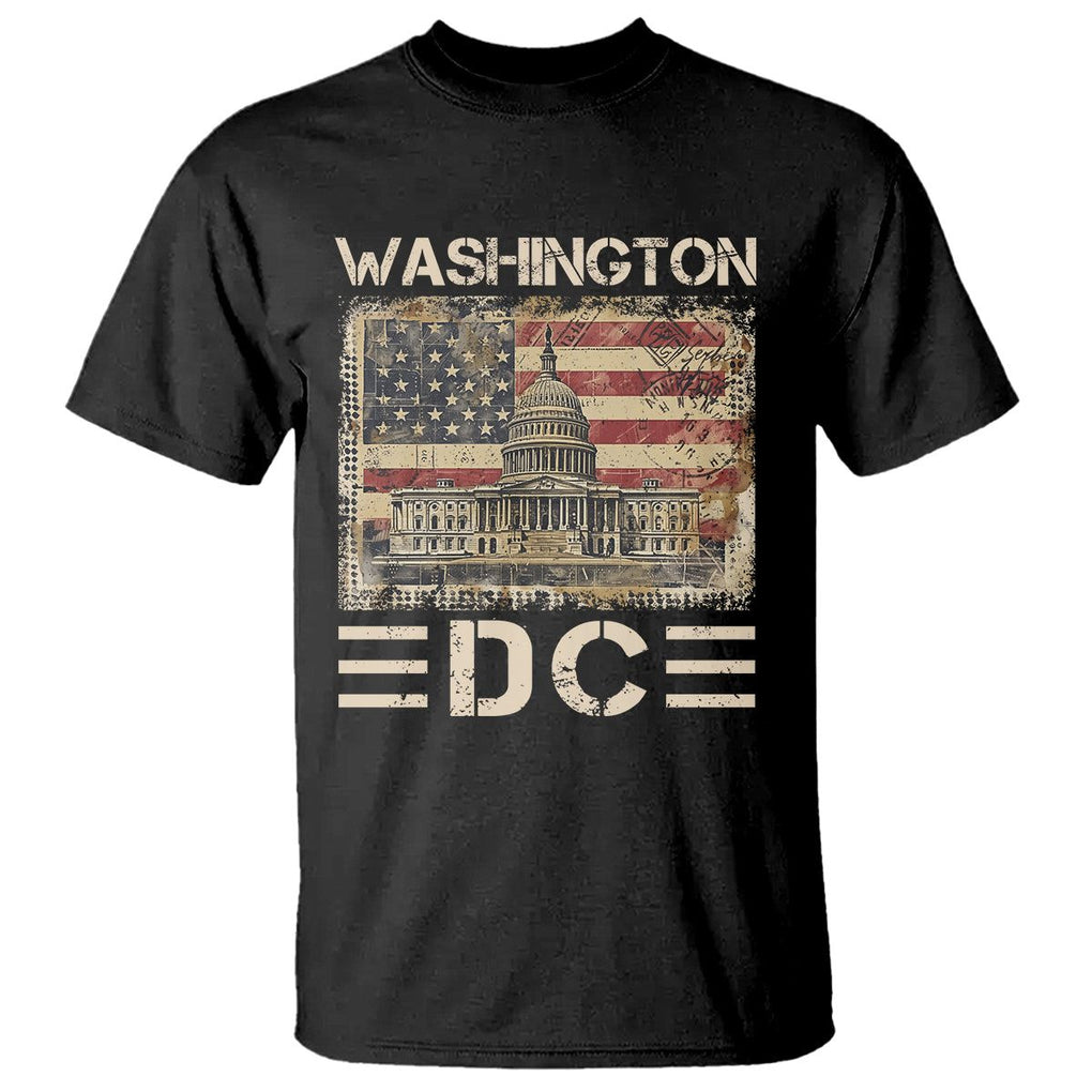 Washington DC Lover U.S. Capitol Building T Shirt TS09 Black Print Your Wear