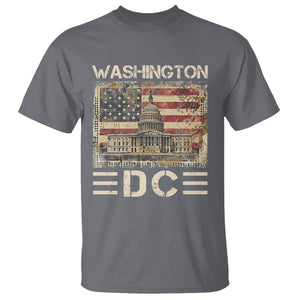 Washington DC Lover U.S. Capitol Building T Shirt TS09 Charcoal Print Your Wear