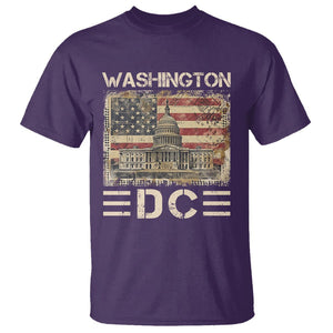 Washington DC Lover U.S. Capitol Building T Shirt TS09 Purple Print Your Wear