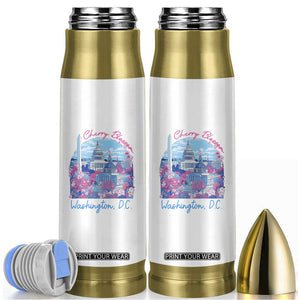 Washington DC Lover Bullet Tumbler Cherry Blossom TS09 White Print Your Wear