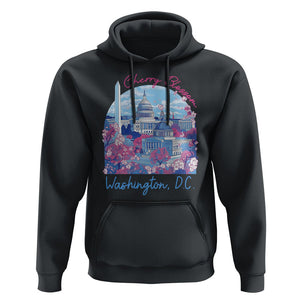 Washington DC Lover Cherry Blossom Hoodie TS09 Black Print Your Wear