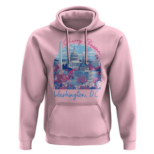 Washington DC Lover Cherry Blossom Hoodie TS09 Light Pink Print Your Wear