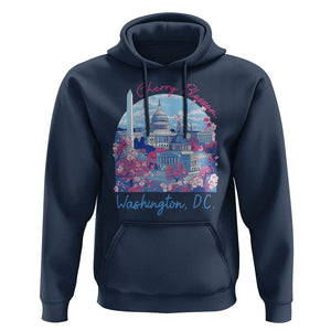 Washington DC Lover Cherry Blossom Hoodie TS09 Navy Print Your Wear