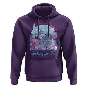 Washington DC Lover Cherry Blossom Hoodie TS09 Purple Print Your Wear