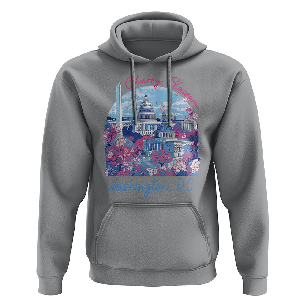 Washington DC Lover Cherry Blossom Hoodie TS09 Sport Gray Print Your Wear